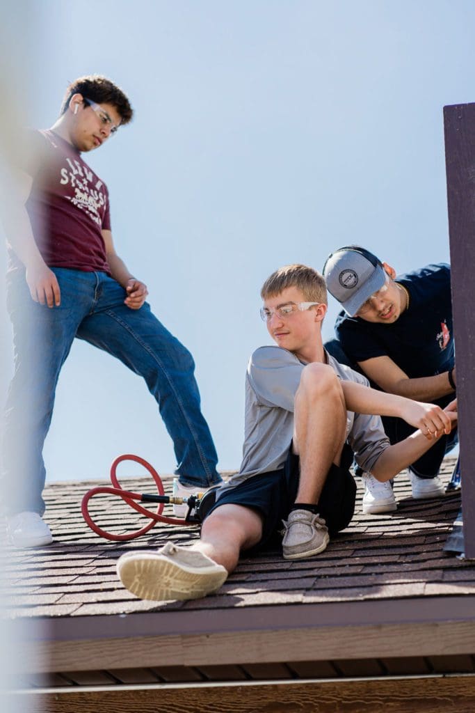 Photo used for our recruitment campaign with North Valley Career & Technical Center