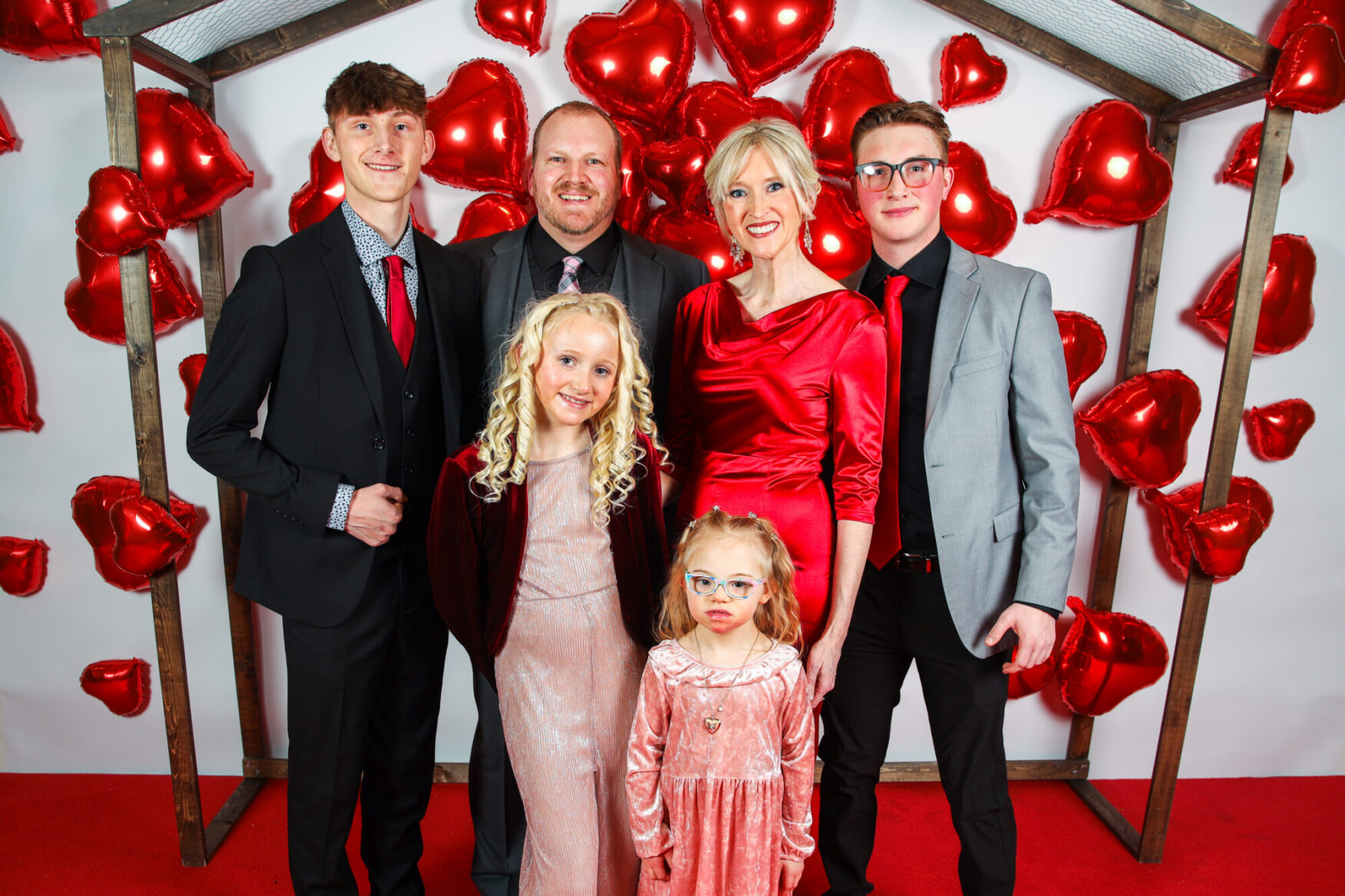 The Beaton family at the 2024 RMHC Sweetheart Ball