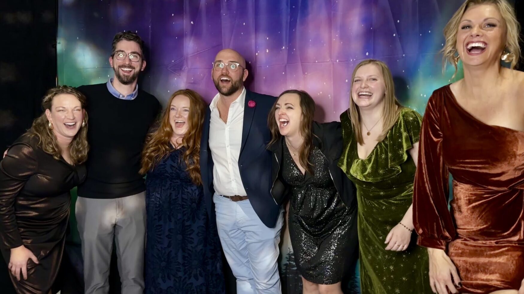 Several Tellwellians attended the event. From left to right: Annie, Lucas, Megan, Max, Sandie, Kari, and Jenny.