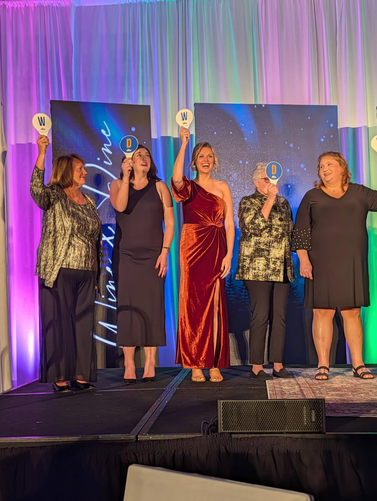 Jenny made it on stage!